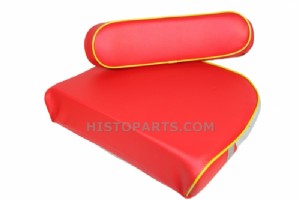 Seat cushion set, Red with yellow for David Brown