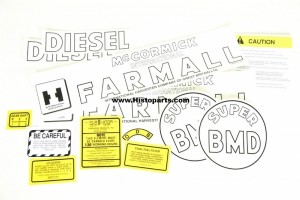 Decalset Farmall Super BMD