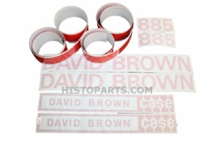 Bonnet decals set David Brown 885.