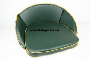 Seat cushion green wit yellow
