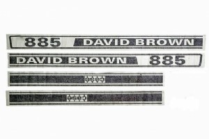 Bonnet decal set Case David Brown 885