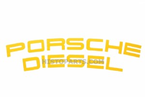 Porsche Diesel decal