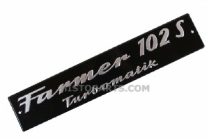 Motorkap embleem Fendt Farmer 102 S