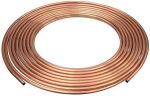 Copper pipe in English sizes