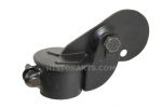Exhaust silencer rain flaps