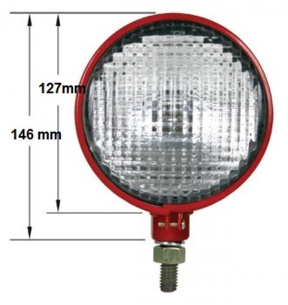 Pair Of 6 Volt Headlights For International Harvester Farmall Tractors – Fits A, B, C, H, M, Cub, And More (45640DB)