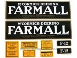 Decalset Farmall F12