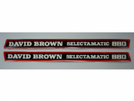 Motorkap stikkerset David Brown 880 Selectamatic