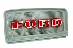 Top grille, Plastic. Ford