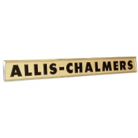 Bonnet side emblem Allis Chalmers