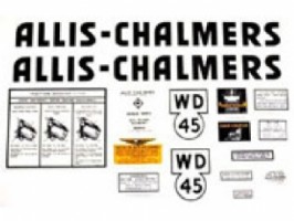 Decalset Allis Chalmers WD45