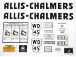 Decalset Allis Chalmers WD45 Diesel