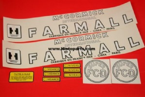 Stikkerset Farmall Super FCD