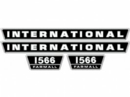 Motorkap stikkerset International 1566
