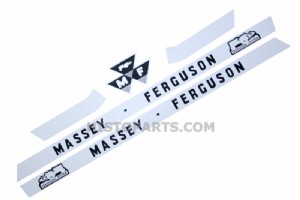 Motorkap stikkerset Massey Ferguson 135