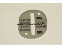 Multi power bedienings plaatje MF135