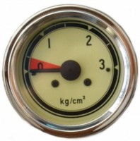 Oilpressure gauge, mechanical, 60mm. 0-3 bar