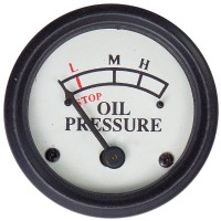 Oil Pressure with 52mm dia DAVID BROWN Tractor Gauge 1/8" NPT 