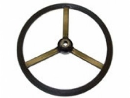 Steerin g wheel John Deere B, Flat spokes