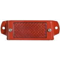 Rear red reflector with bracket, M