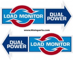 Ford Load monitor Dual power stikkerset