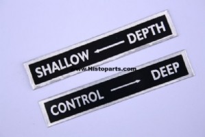 Nuffield Depth control decal set