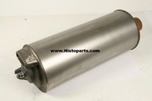 Cast iron end muffler. T-Ford