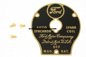 Ford switch plate on coilbox,
