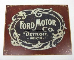 Ford Motor Co. metalen reclamebord