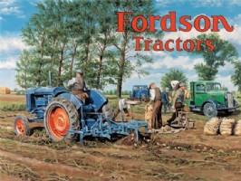 Fordson tractors, Metalen werkplaatsbord