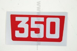 350 logo decal