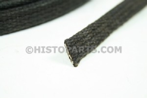 Canvas band, plat 13 mm breed
