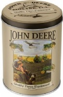 John Deere, tin box round