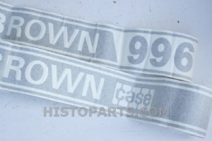 Motorkap stikkerset set David Brown Case 996