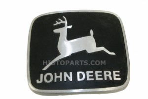John Deere aluminium neus embleem