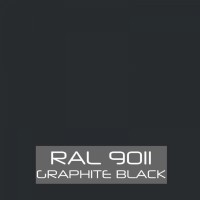 Ral 9011 Graphit zwart, 1 Ltr