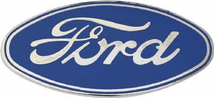 Ford ovaal logo met hechtband montage