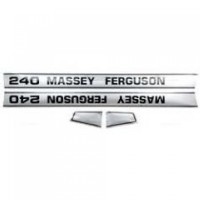 Motorkap stikkerset Massey Ferguson 240