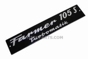 Bonnet side emblem Fendt Farmer 105S