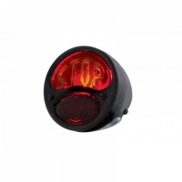 Tail Lamp with Black Housing, Glass STOP Lense