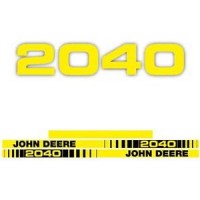 John Deere 2040 Motorkap Stikkerset