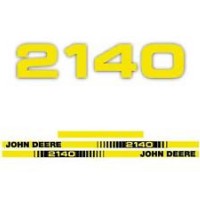John Deere 2140 Motorkap Stikkerset