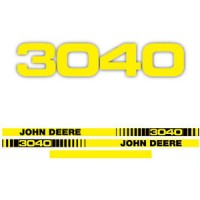 John Deere 3040 Motorkap Stikkerset