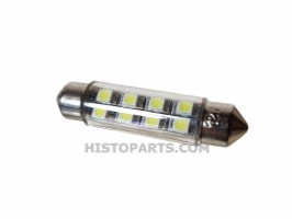 LED Buislamp, 41 mm, Wit