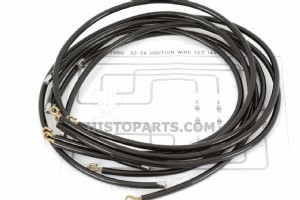 Spark Plug Wire Set. Ford v8 1932-36