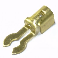 Brass sparkplug terminal, Forked