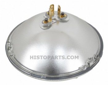 Sealed Beam koplamp 178 mm met halogeen lamp. Fomoco glas 90237 (2)