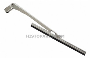 Universal wiper blade and arm in stainless steel