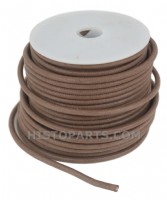 Cotton Braided Primary Wire, 3,3 mm2. Brown