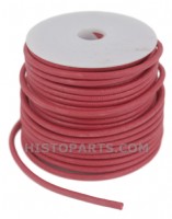 Cotton Braided Primary Wire, 3,3 mm2. Red